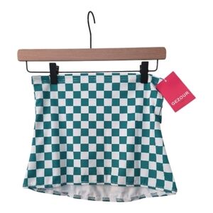 Gezour Checkered Tube Top